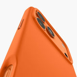 Spigen iPhone 17 Pro Silikonikuori Silicone Fit MagFit Cosmic Orange