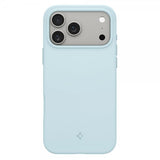 Spigen iPhone 17 Pro -kuori, Silicone Fit MagFit, Mute Blue