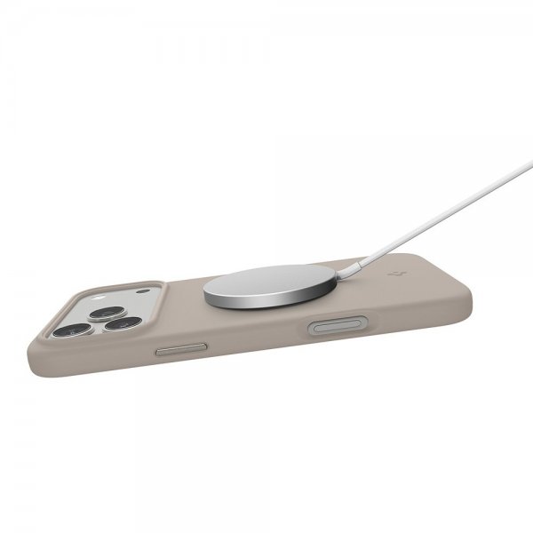Spigen iPhone 17 Pro Silikonikuori Silicone Fit MagFit Stone