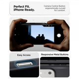 Spigen iPhone 17 Pro -kuori Silicone Fit MagFit musta