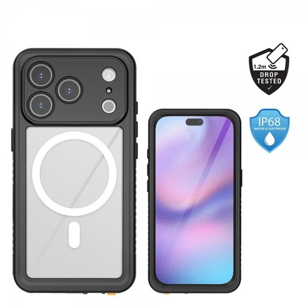 4smarts iPhone 17 Pro Kuori Stark IP68 MagSafe Musta