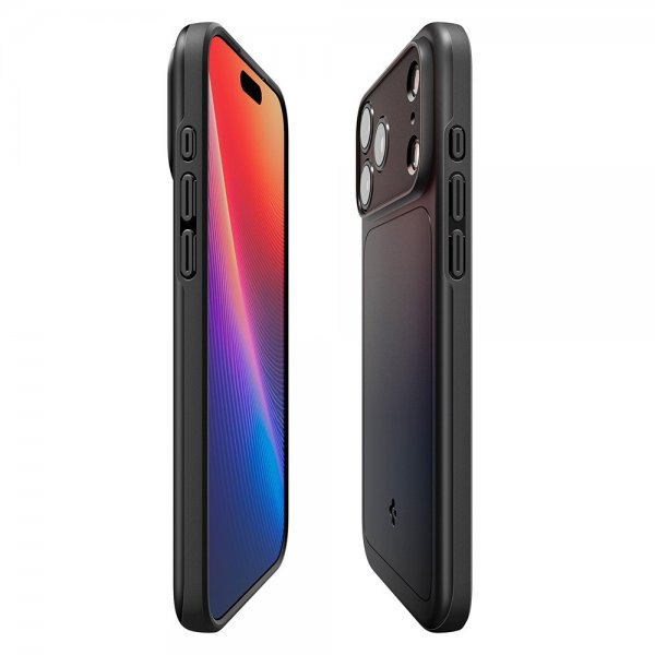 Spigen iPhone 17 Pro -kuori Thin Fit MagFit musta