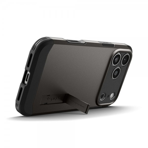 Spigen iPhone 17 Pro Tough Armor T MagFit Gunmetal -kuori