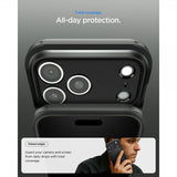 Spigen iPhone 17 Pro -kuori Tough Armor T MagFit Musta
