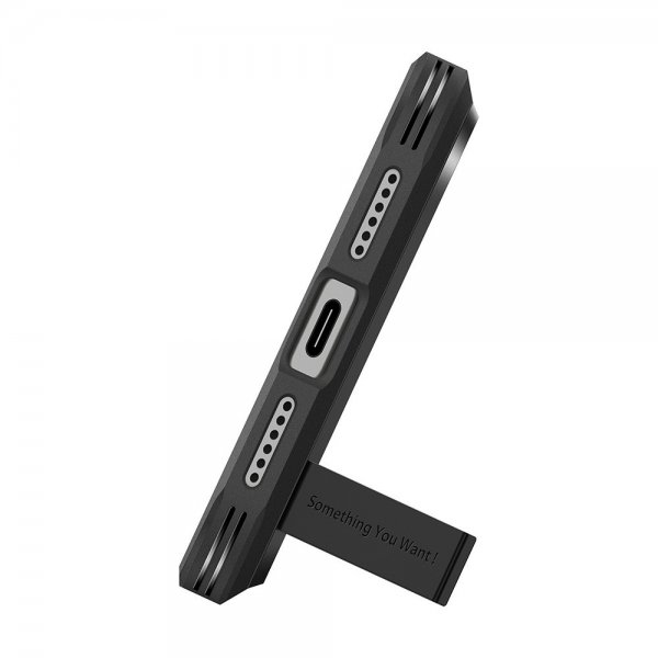 Spigen iPhone 17 Pro -kuori Tough Armor T MagFit Musta