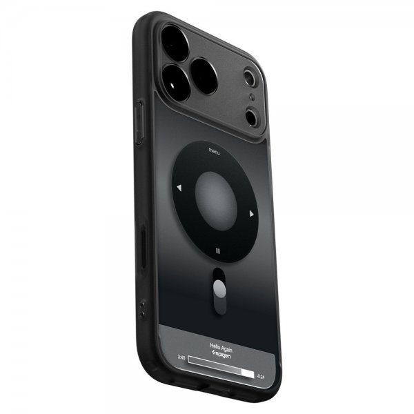 Spigen iPhone 17 Pro -suojakuori Ultra Hybrid Classic MagFit, musta