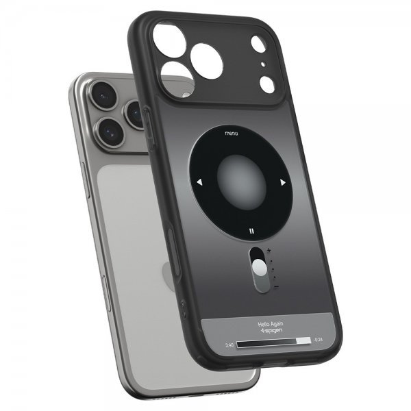Spigen iPhone 17 Pro -suojakuori Ultra Hybrid Classic MagFit, musta