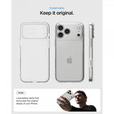 Spigen iPhone 17 Pro -suojakuori Ultra Hybrid Crystal Clear