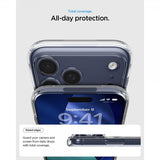 Spigen iPhone 17 Pro Ultra Hybrid MagFit -suojakuori, kirkas, Deep Blue