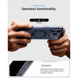 Spigen iPhone 17 Pro Ultra Hybrid MagFit -suojakuori, kirkas, Deep Blue
