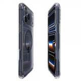 Spigen iPhone 17 Pro Ultra Hybrid MagFit -suojakuori, kirkas, Deep Blue