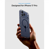 Spigen iPhone 17 Pro Ultra Hybrid MagFit -suojakuori, kirkas, Deep Blue