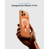 Spigen iPhone 17 Pro -suojakuori Ultra Hybrid MagFit Clear White
