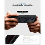 Spigen iPhone 17 Pro Ultra Hybrid MagFit Frost Black -suojakuori