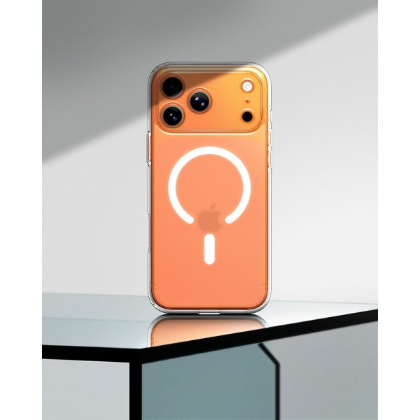 Spigen iPhone 17 Pro -kuori, Ultra Hybrid MagFit Frost White