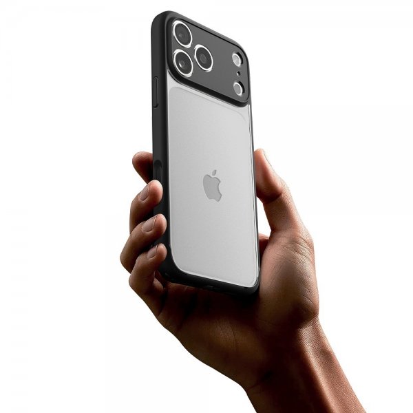 Spigen iPhone 17 Pro -suojakuori Ultra Hybrid Matte Black
