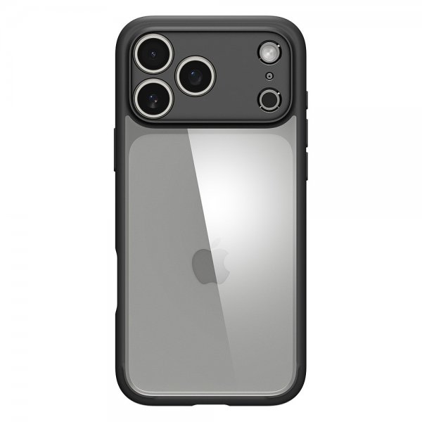 Spigen iPhone 17 Pro -suojakuori Ultra Hybrid Matte Black