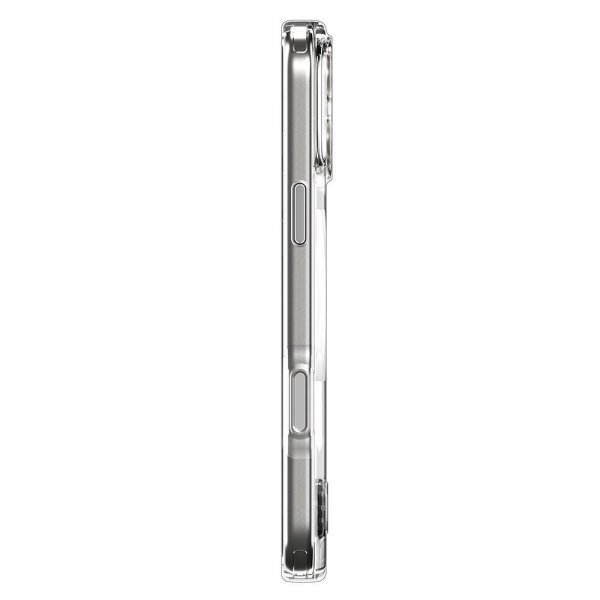 Spigen iPhone 17 Pro -suojakuori Ultra Hybrid S MagFit Clear White