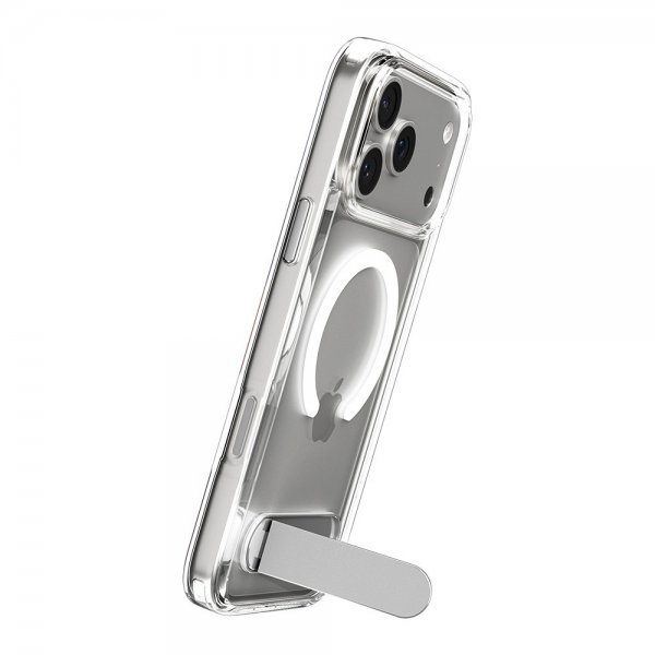 Spigen iPhone 17 Pro -suojakuori Ultra Hybrid S MagFit Clear White