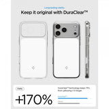 Spigen iPhone 17 Pro Ultra Hybrid T MagFit kiiltävä valkoinen suojakuori