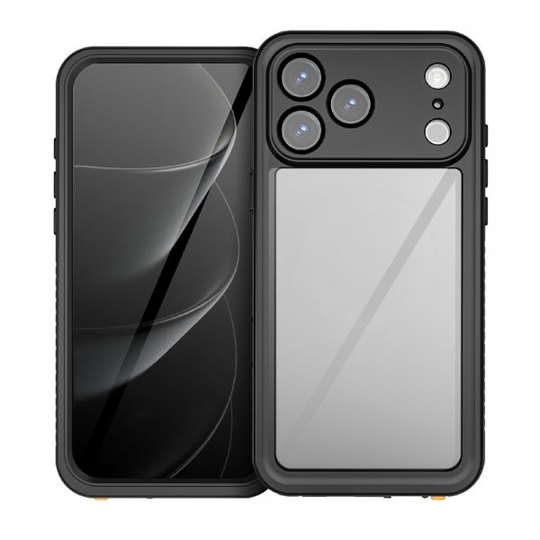 Redpepper iPhone 17 Pro -suojakuori vedenkestävä IP68 musta
