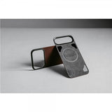 Nomad iPhone 17 Pro -puhelinkuori, MagSafe, nahka, Rustic Brown