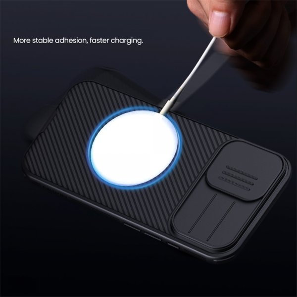 Nillkin iPhone 17 -suojakuori CamShield Pro MagSafe, musta