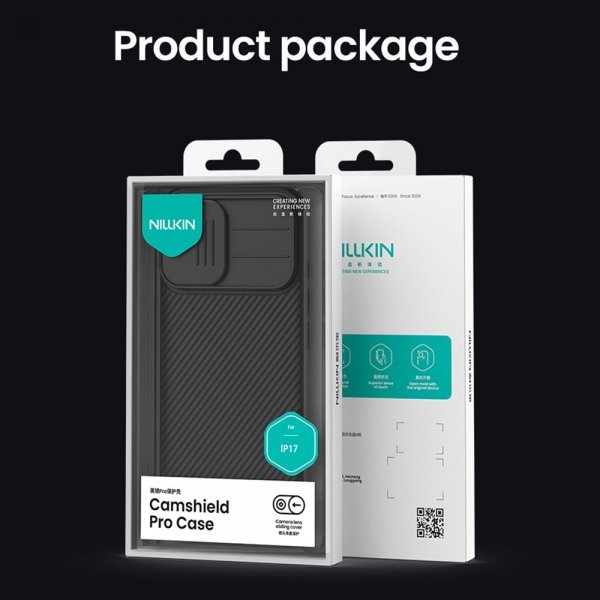 Nillkin iPhone 17 -suojakuori CamShield Pro Musta