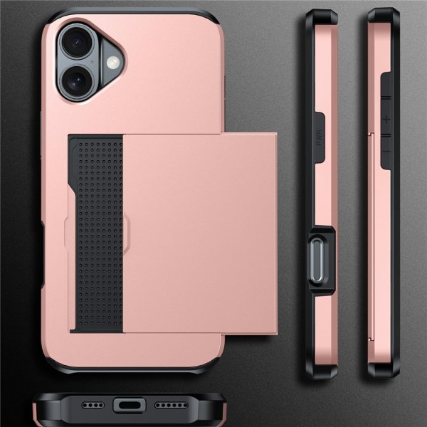 iPhone 17 Kuori Card Slide Vihreä