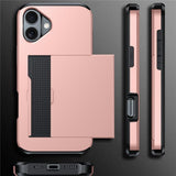 iPhone 17 Kuoret Card Slide Ruusukulta