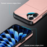iPhone 17 kuoret Card Slide Musta