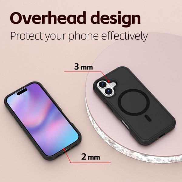 4smarts iPhone 17 Kuori Defend Kotelo Ultimag Musta