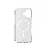 Tech21 iPhone 17 -suojakuori EvoCrystal MagSafe Metallic Silver