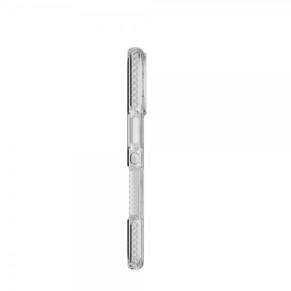 Tech21 iPhone 17 -suojakuori EvoCrystal MagSafe Metallic Silver