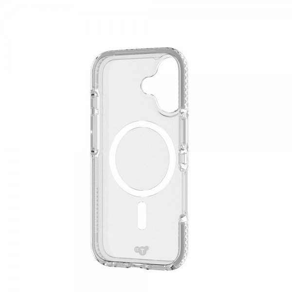 Tech21 iPhone 17 -suojakuori EvoCrystal MagSafe Metallic Silver