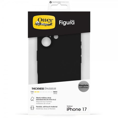 Otterbox iPhone 17 -suojakuori, Figura MagSafe, musta