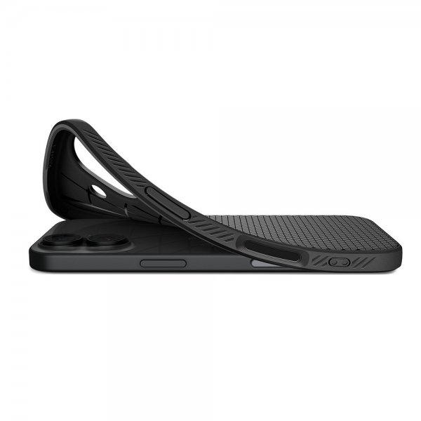 Spigen iPhone 17 -suojakuori Liquid Air Matte Black