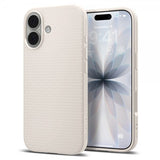 Spigen iPhone 17 -kuori, Liquid Air, Natural Titanium