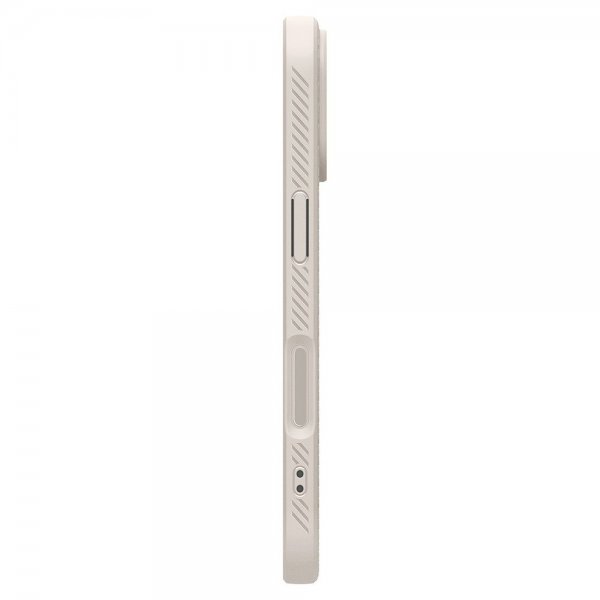 Spigen iPhone 17 -kuori, Liquid Air, Natural Titanium