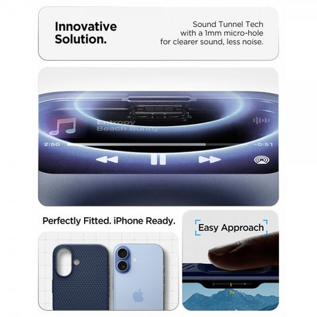 Spigen iPhone 17 -suojakuori Liquid Air Navy Blue