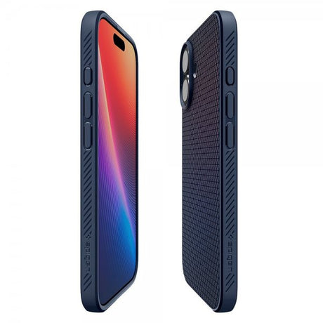 Spigen iPhone 17 -suojakuori Liquid Air Navy Blue