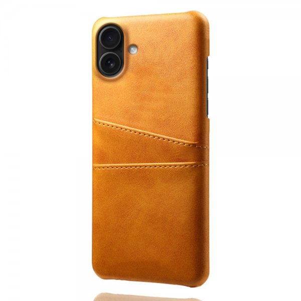 iPhone 17 kuoret kahdella korttipaikalla vaaleanruskea