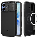 Spigen iPhone 17 -kuori Optik Armor MagFit Musta