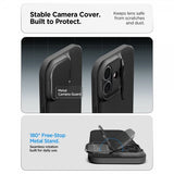 Spigen iPhone 17 -kuori Optik Armor MagFit Musta
