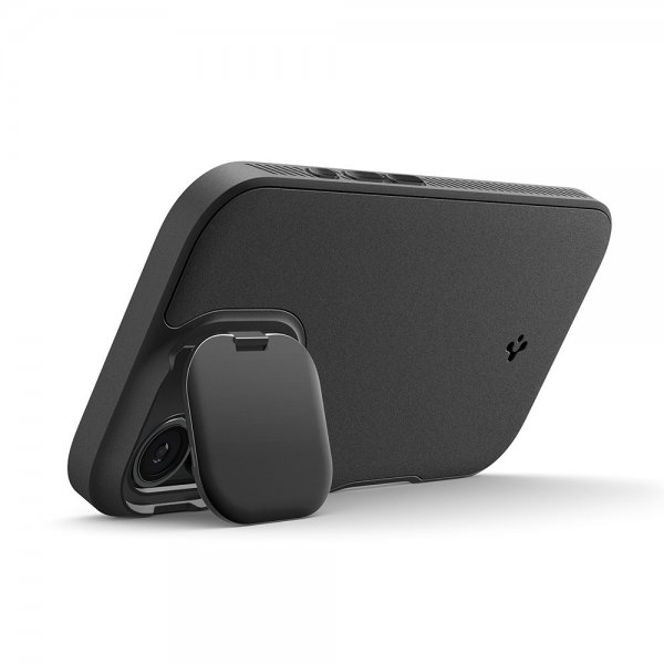 Spigen iPhone 17 -kuori Optik Armor MagFit Musta