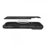 Spigen iPhone 17 -kuori Optik Armor MagFit Musta