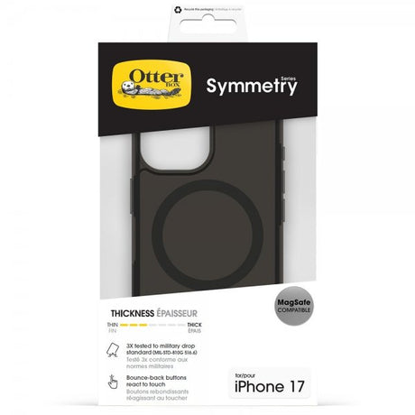 Otterbox iPhone 17 -suojakuori Symmetry Clear MagSafe Black Mist