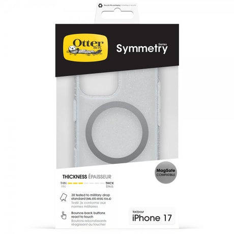 Otterbox iPhone 17 -suojakuori Symmetry Clear MagSafe Stardust