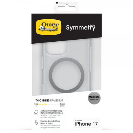 Otterbox iPhone 17 -suojakuori Symmetry Clear MagSafe Läpinäkyvä