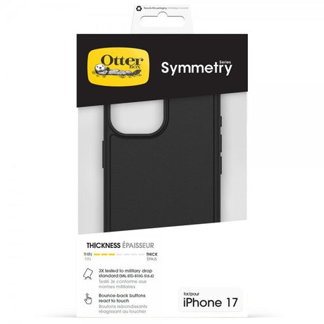 Otterbox iPhone 17 -suojakuori, Symmetry MagSafe, musta